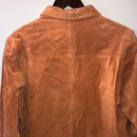 Bagatelle Orange Leather Jacket - Picture 13 of 14